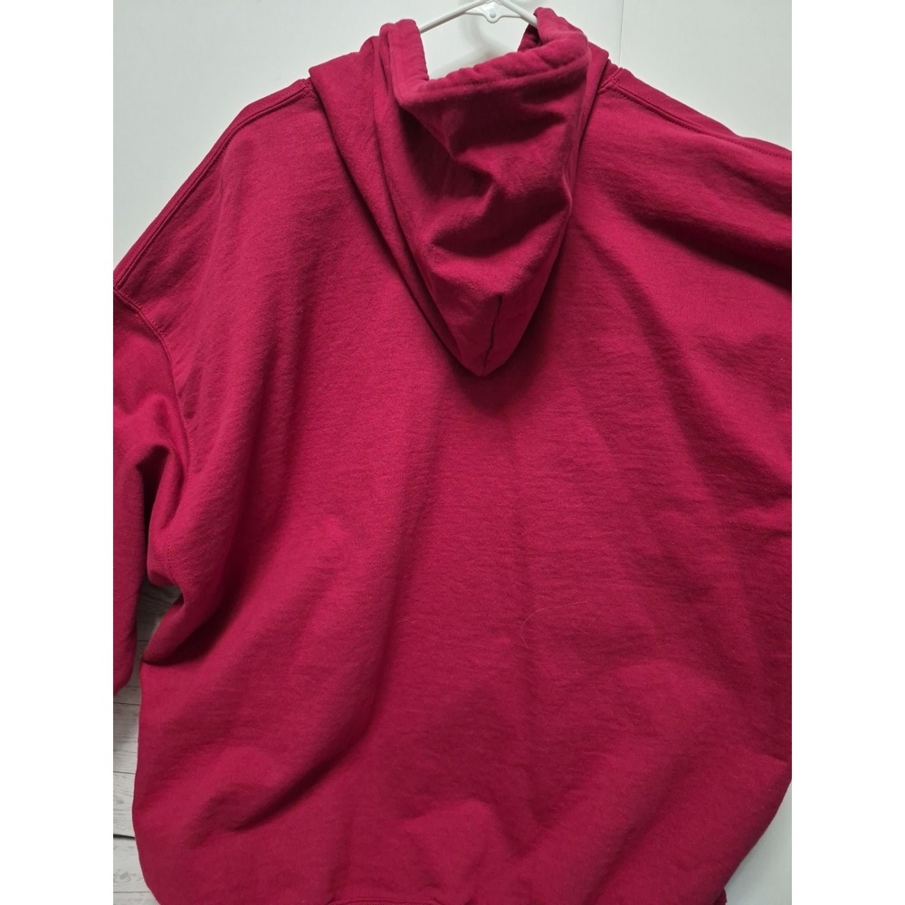 GOOD DOG LIGHTWEIGHT JACKET Hoodie ZIP UP SIZE 2XL with Pockets Maroon - Picture 6 of 7